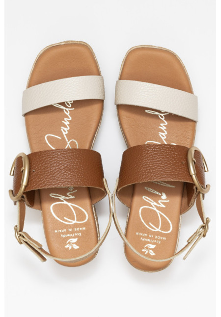 5455 OH! MY SANDALS DOYA CAMEL COMBI 