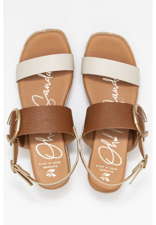 5455 OH! MY SANDALS DOYA CAMEL COMBI 