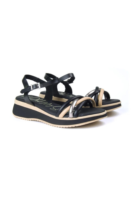 5664 NEGRO COMBI OH! MY SANDALS