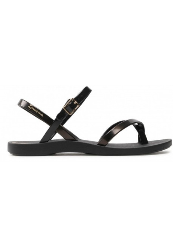 IPANEMA 82842 FASHION SAND VIII  FEM 21112 BLACK/GOLD BLACK