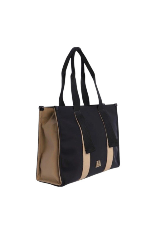 ORI7804001 SHOPPER NEGRO DON ALGODON 