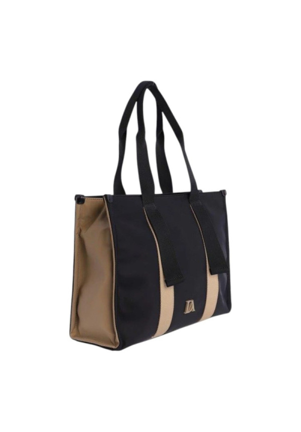 ORI7804001 SHOPPER NEGRO DON ALGODON 
