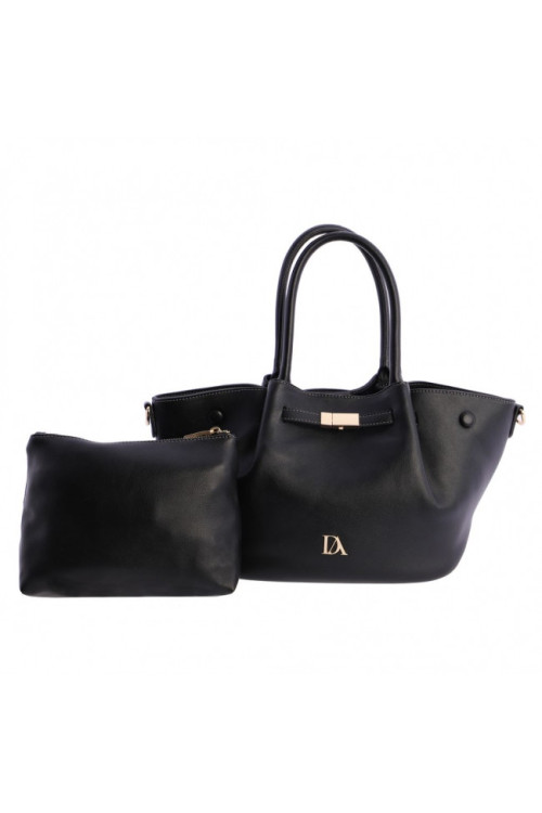 ORI7827001 BOLSO MANO NEGRO DON ALGODON