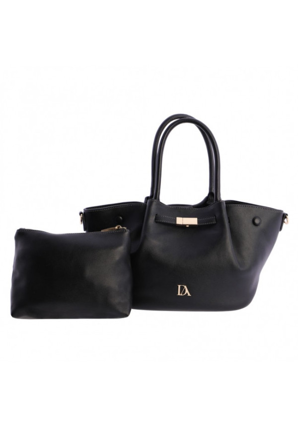 ORI7827001 BOLSO MANO NEGRO DON ALGODON