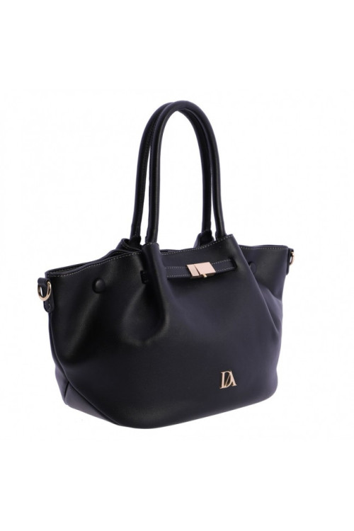 ORI7827001 BOLSO MANO NEGRO DON ALGODON