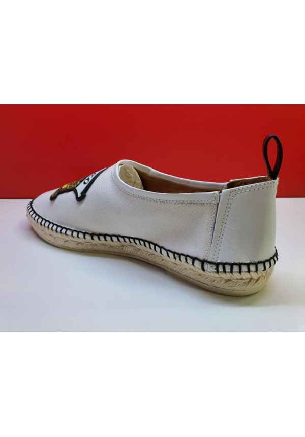 KENZO 1ES123 YUZUKO ESPADRILLE MEMENT BLANCA 