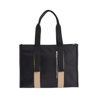 ORI7804001 SHOPPER NEGRO DON ALGODON 