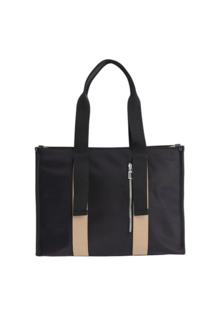 ORI7804001 SHOPPER NEGRO DON ALGODON 