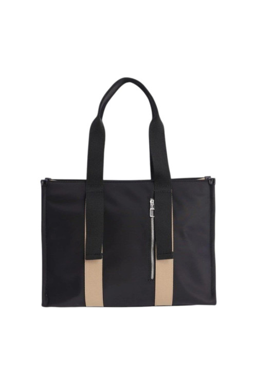 ORI7804001 SHOPPER NEGRO DON ALGODON 