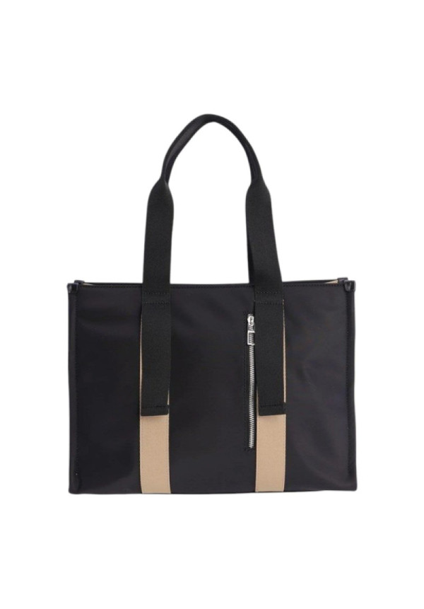 ORI7804001 SHOPPER NEGRO DON ALGODON 