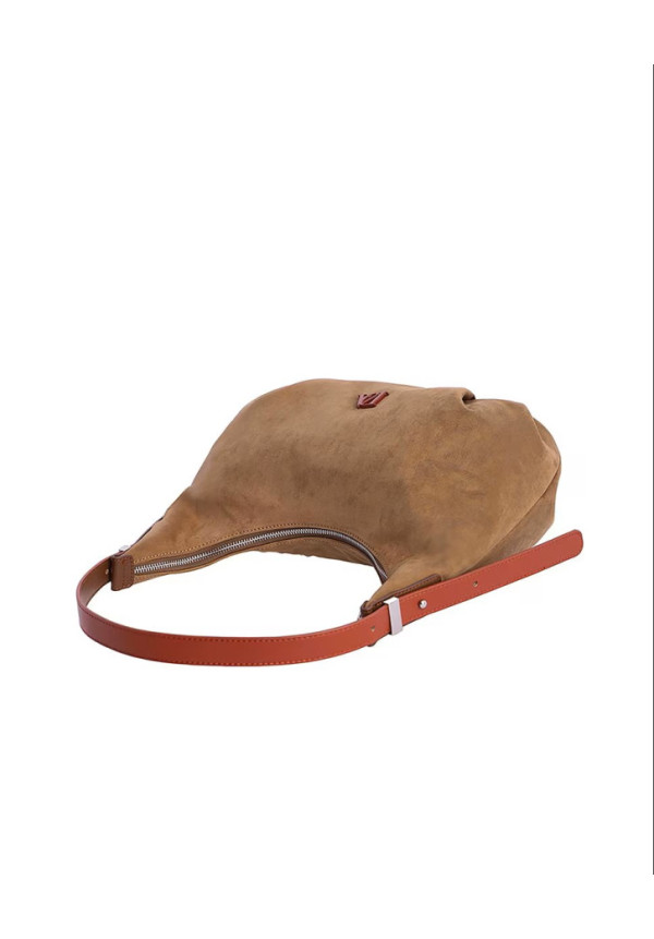 ORI7838012 BOLSO DE HOMBRO CAMEL DON ALGODON