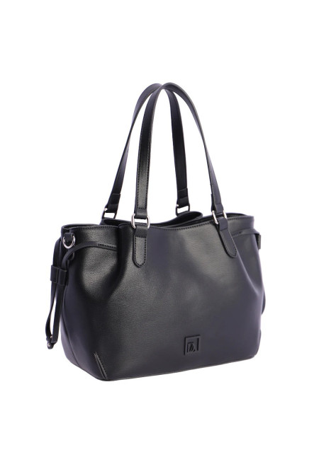 ORI7845001 BOLSO MANO NEGRO DON ALGODON