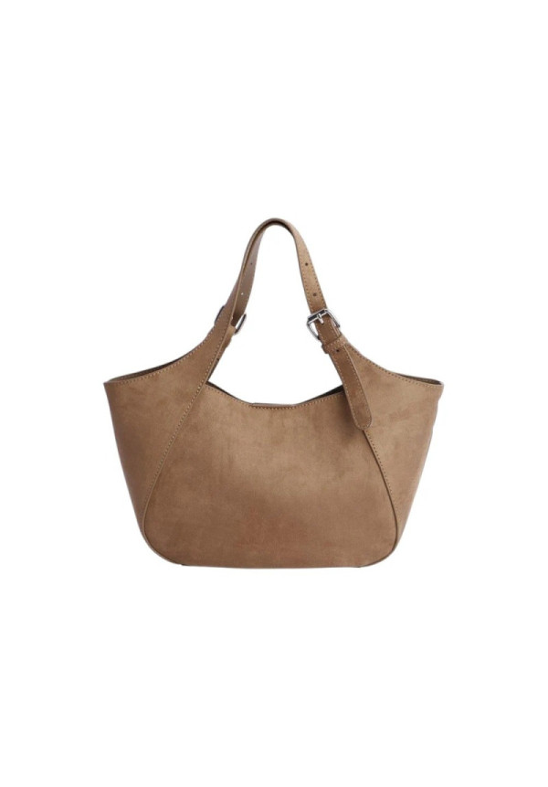 ORI7801051 BOLSO MANO MARRON DON ALGODON