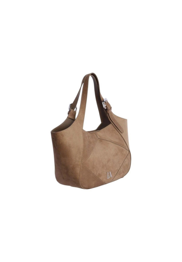 ORI7801051 BOLSO MANO MARRON DON ALGODON