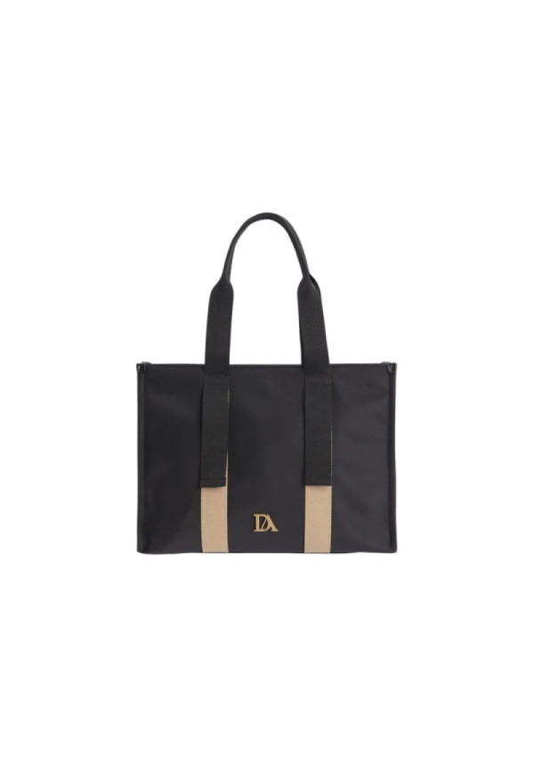 ORI7804001 SHOPPER NEGRO DON ALGODON 