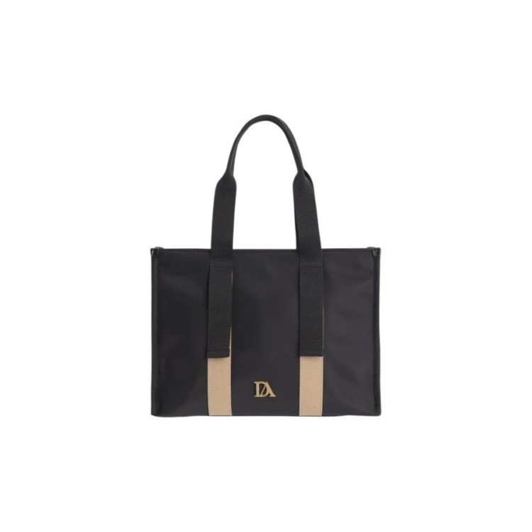 ORI7804001 SHOPPER NEGRO DON ALGODON 