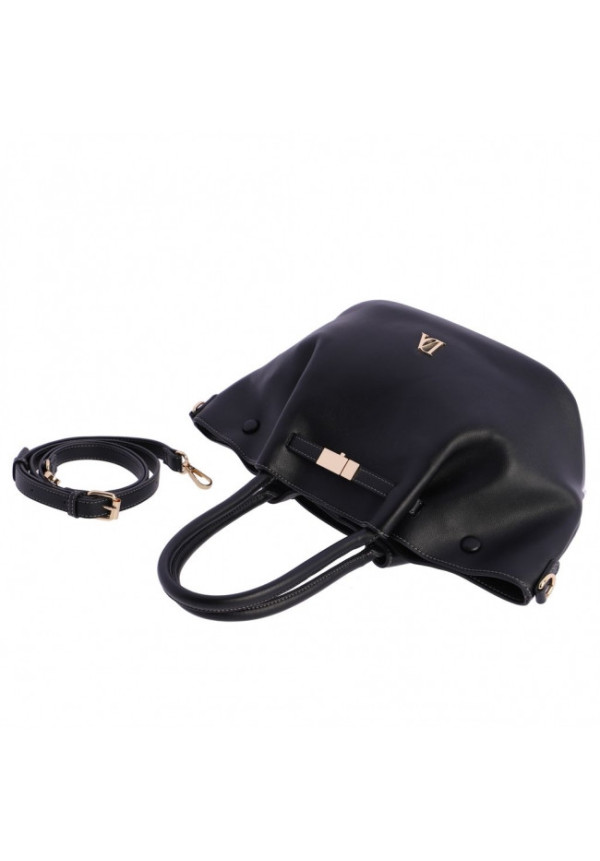 ORI7827001 BOLSO MANO NEGRO DON ALGODON