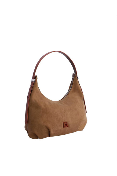 ORI7838012 BOLSO DE HOMBRO CAMEL DON ALGODON