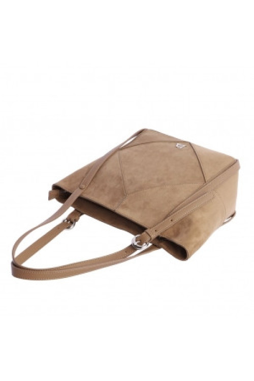 ORI7800051 SHOPPER MARRON DON ALGODON