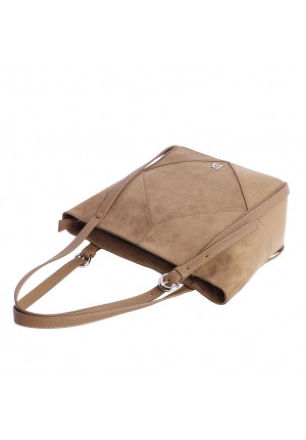 ORI7800051 SHOPPER MARRON DON ALGODON