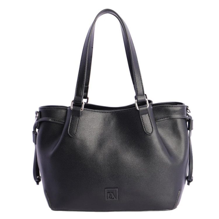 ORI7845001 BOLSO MANO NEGRO DON ALGODON