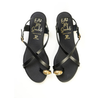 5587 NEGRO OH! MY SANDALS 