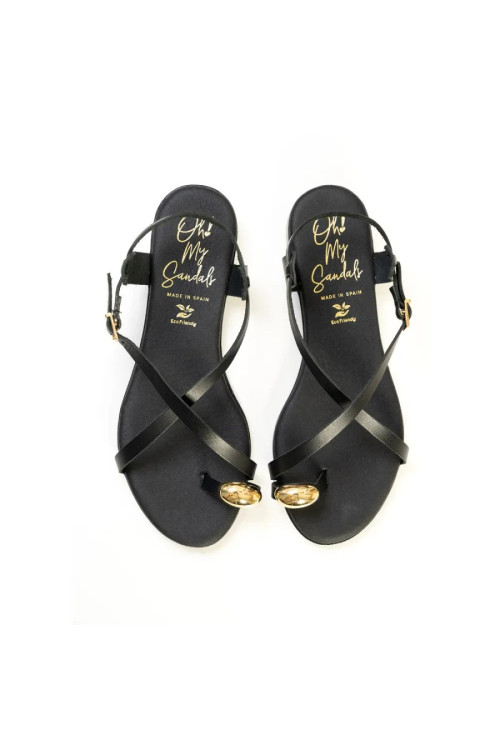 5587 NEGRO OH! MY SANDALS 