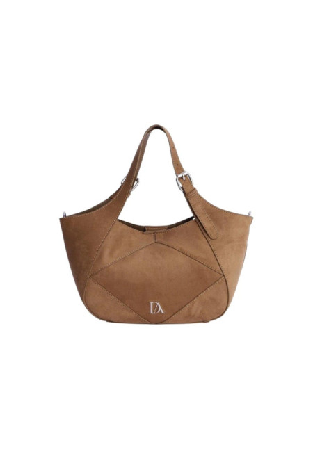 ORI7801051 BOLSO MANO MARRON DON ALGODON