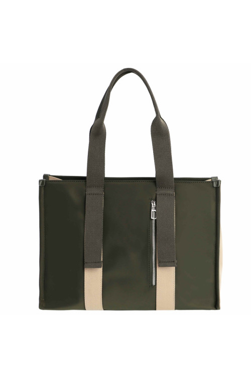 ORI7804127 SHOPPER KAKI DON ALGODON