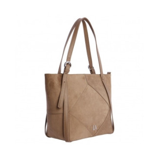 ORI7800051 SHOPPER MARRON DON ALGODON