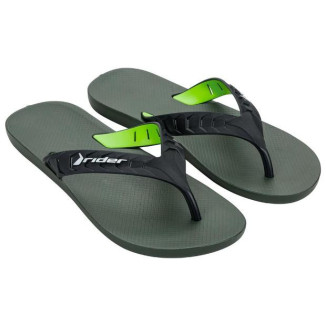 RIDER 12430 STREET DUO THONG AD BC599 GREEN BLACK WHITE