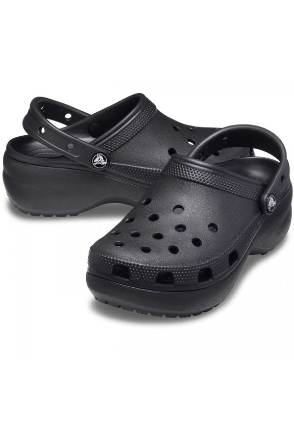 CROCS  206750 CLASSIC PLATFORM CLOG W BLACK