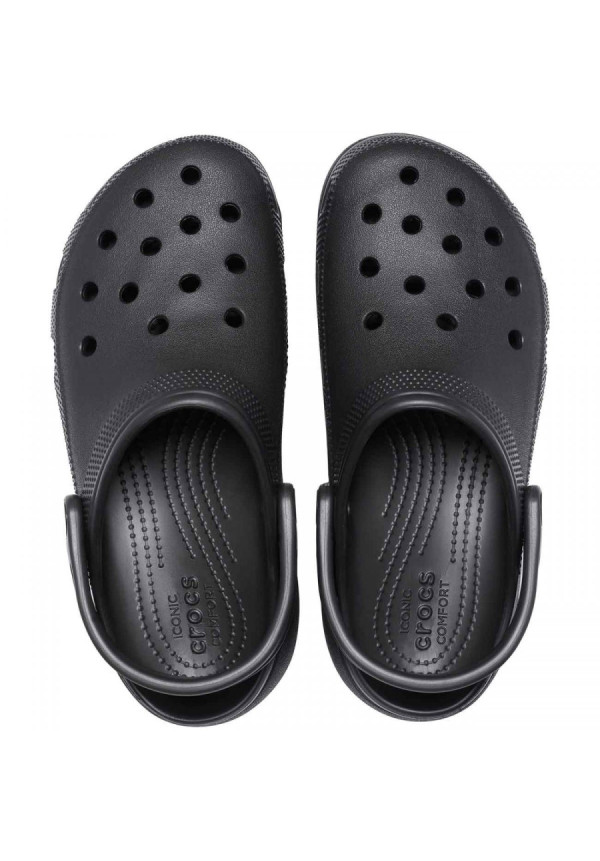 CROCS  206750 CLASSIC PLATFORM CLOG W BLACK