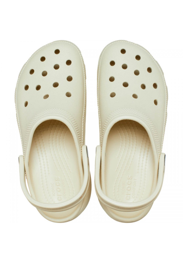 CROCS  206750 CLASSIC PLATFORM CLOG W BONE