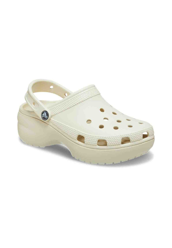 CROCS  206750 CLASSIC PLATFORM CLOG W BONE