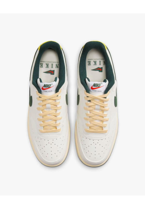 COURT VISION LOW NIKE SAIL/PRO GREEN