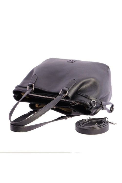 ORI7845001 BOLSO MANO NEGRO DON ALGODON