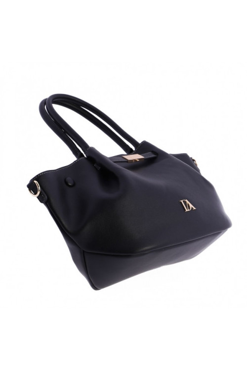 ORI7827001 BOLSO MANO NEGRO DON ALGODON