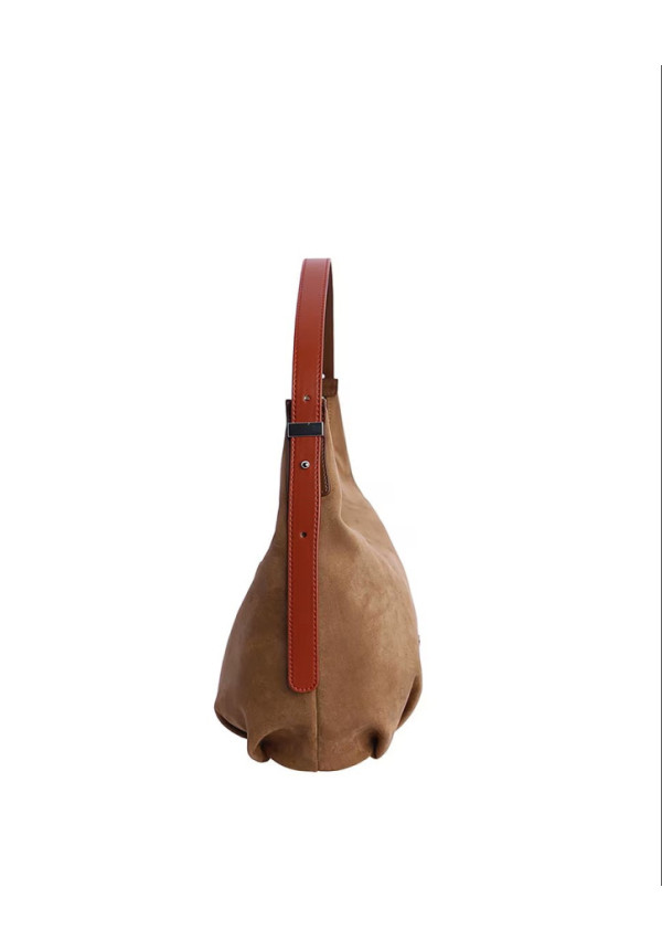 ORI7838012 BOLSO DE HOMBRO CAMEL DON ALGODON