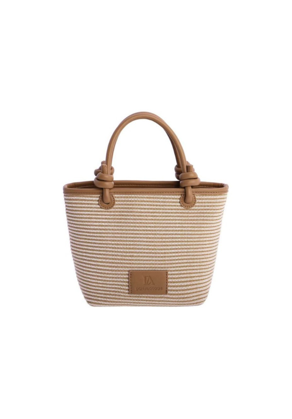7815004 BOLSO MANO BEIGE DON ALGODON 