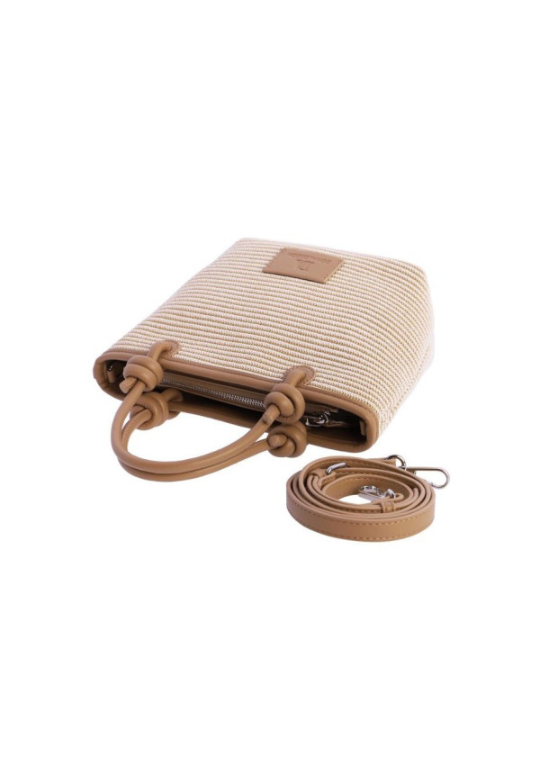 7815004 BOLSO MANO BEIGE DON ALGODON 