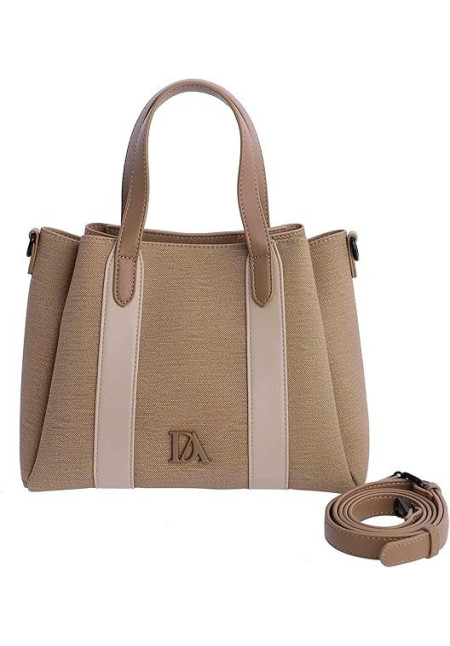 7861004  BOLSO MANO C B BEIGE DON ALGODON 