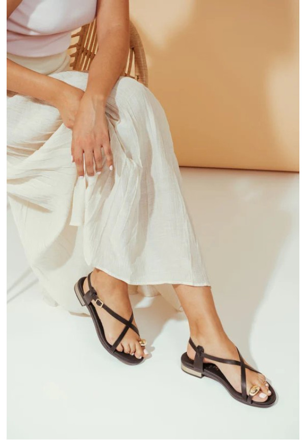 5863 NEGRO OH! MY SANDALS 