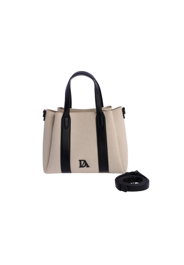 7861001 BOLSO MANO C B NEGRO DON ALGODON
