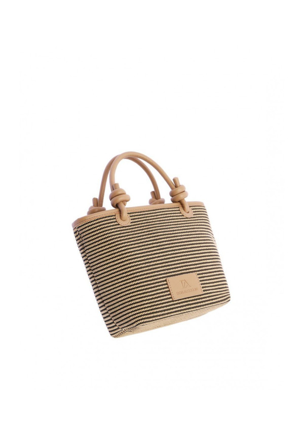 7815012 BOLSO MANO CAMEL DON ALGODON