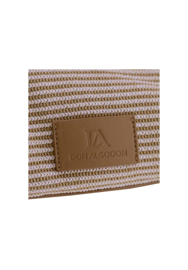 7815004 BOLSO MANO BEIGE DON ALGODON 
