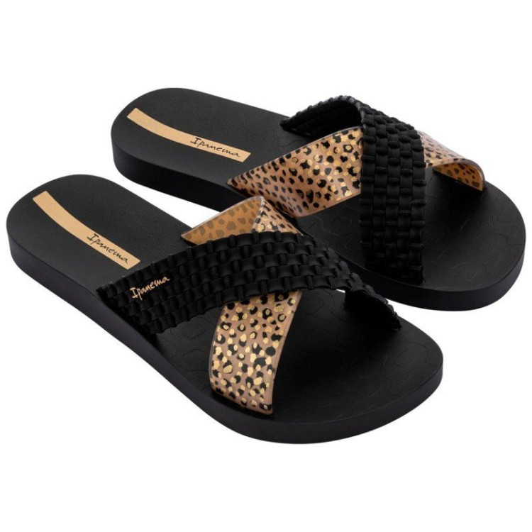 IPANEMA 27214 SENSE SLIDE FEM BP205 BLACK BEIGE