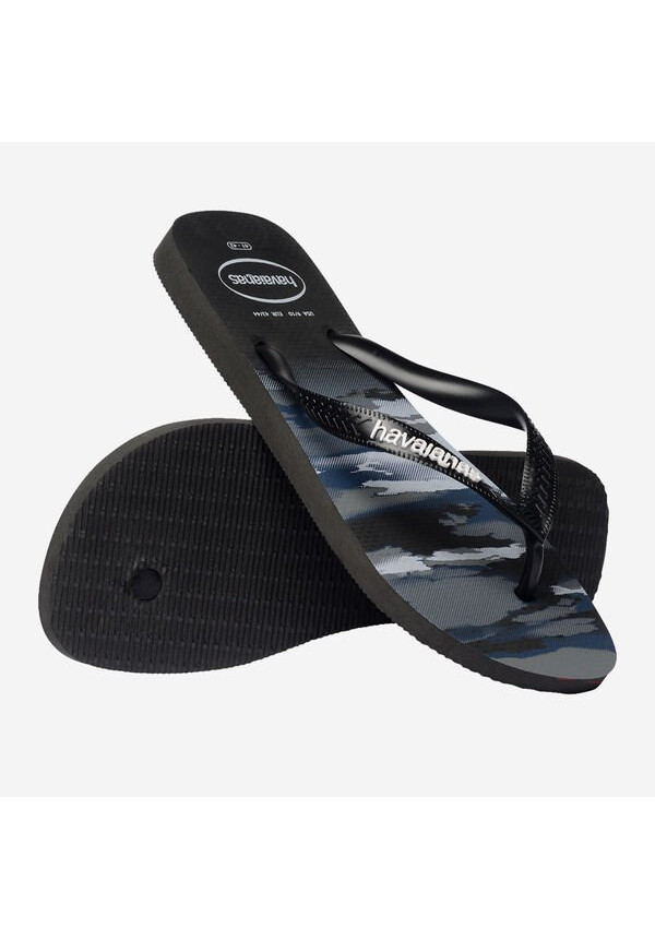 TOP CAMU BLACK BLACK WHITE HAVAIANAS