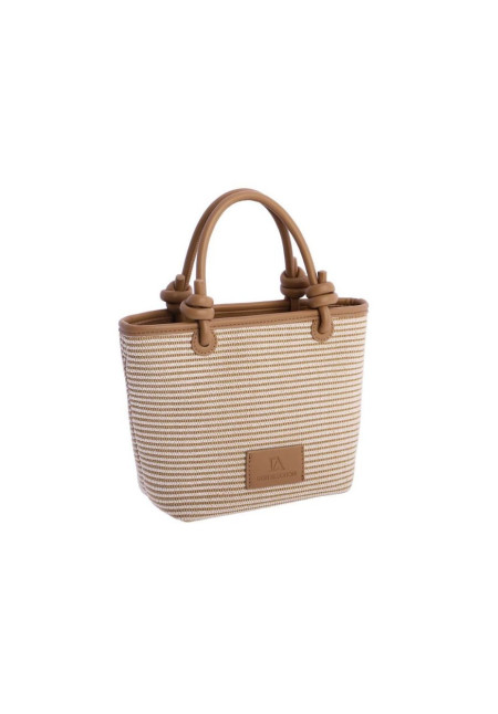 7815004 BOLSO MANO BEIGE DON ALGODON 
