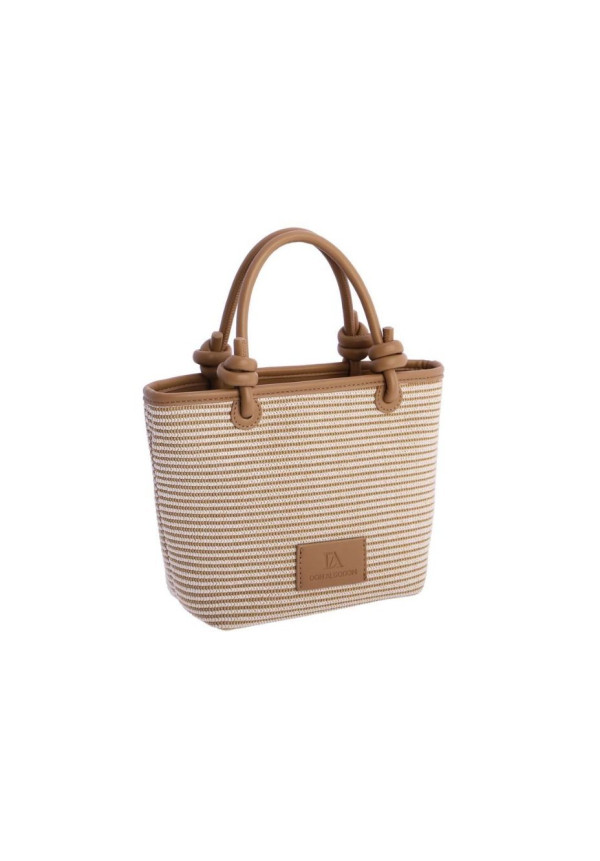 7815004 BOLSO MANO BEIGE DON ALGODON 